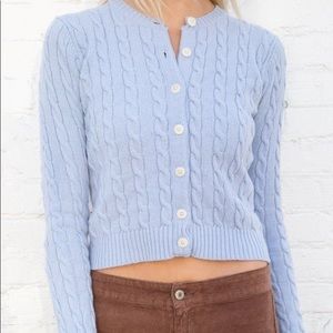 Brandy Melville Olsen Cable Knit Cardigan